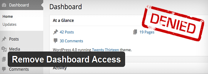 Remove Dashboard Access