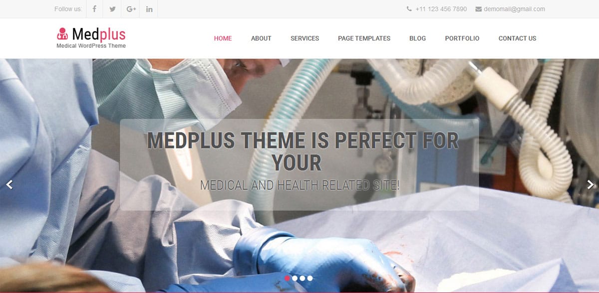 WordPress Medical Theme
