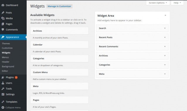 WordPress Widgets