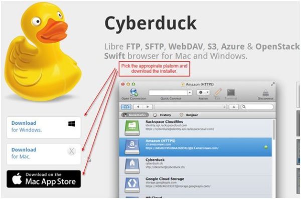 using ftp cyberduck wordpress