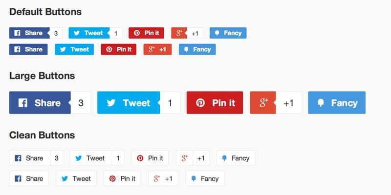 Social Sharing Plugins