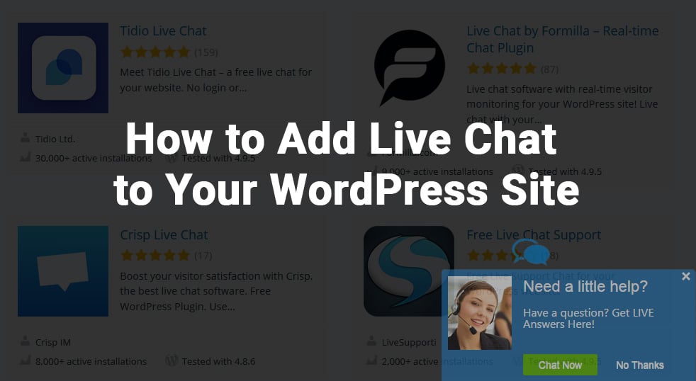 Add Live Chat