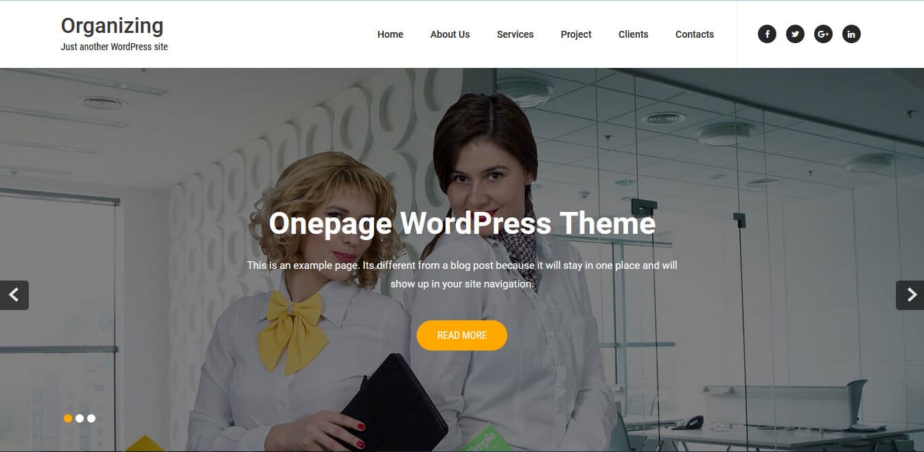 WordPress themes free with slideshow