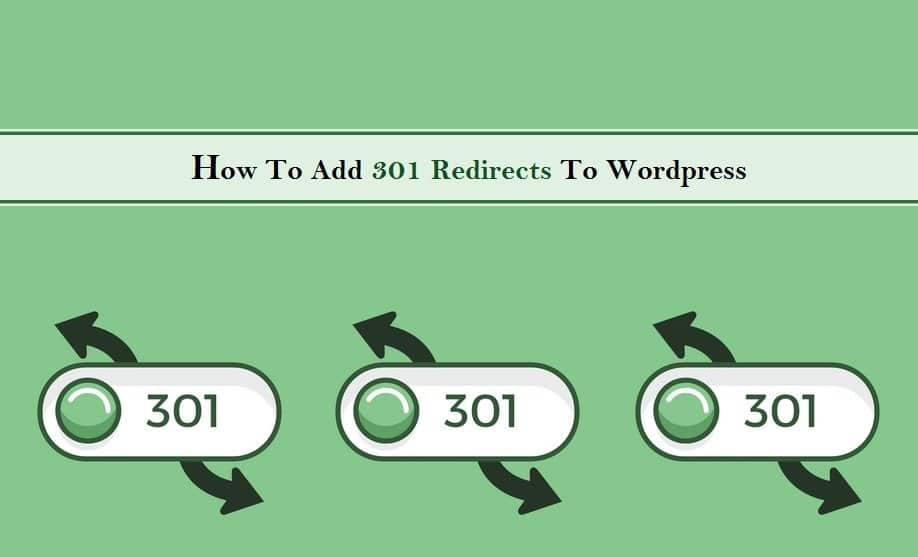 301 Redirects To WordPress