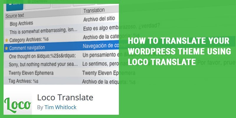 Translate Your WordPress Theme