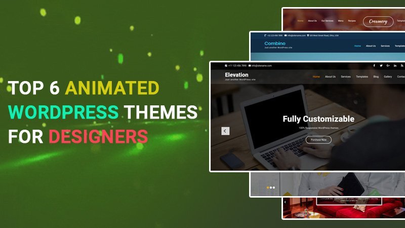 Top 6 Animated WordPress Themes for Designers - Grace Themes