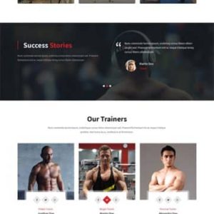Personal Trainer WordPress theme