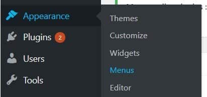 Delete Navigation Menus