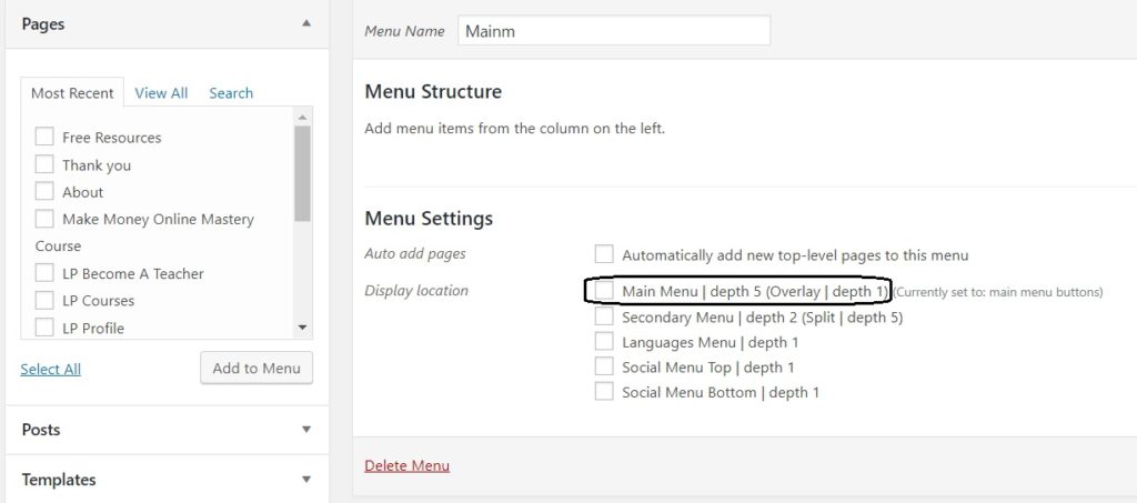 Delete Menu How to Add, Change and Delete Navigation Menus in WordPress