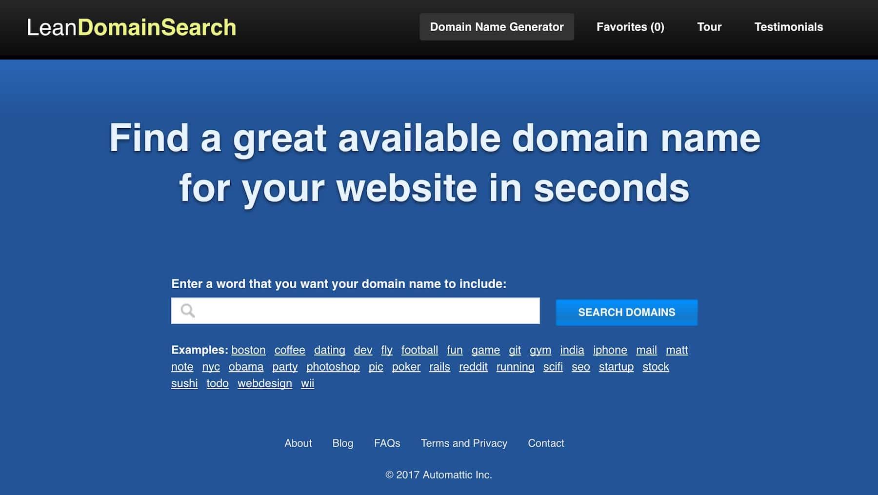 Domain Name Generator Tools