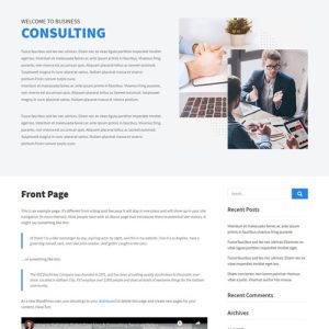 Free Finance WordPress Theme