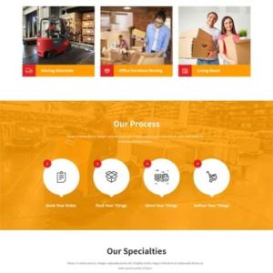 Logistics WordPress Theme