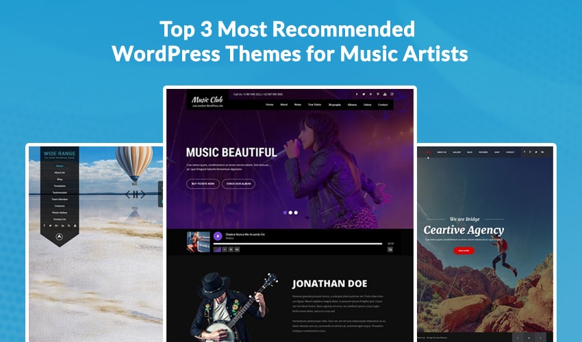 WordPress Themes for Music Artists
