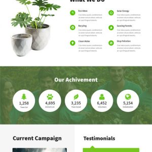 Greenest Environment WordPress Theme