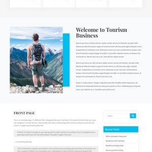 Free tours and travel operator theme