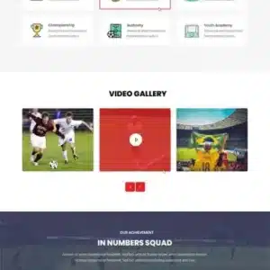 Sports Academy WordPress Theme