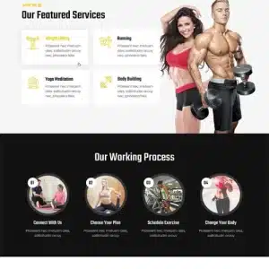 Gym WordPress Theme