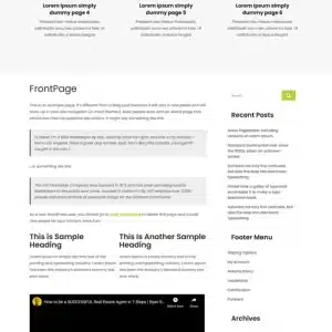 Free Real Estate WordPress Theme with Customizable Design