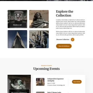 Arts Museum WordPress Theme for Art Gallery