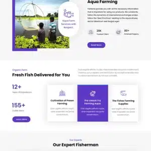 Fish Farming WordPress theme