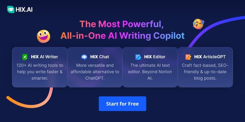 All-in-One AI Writing Copilot HIX AI