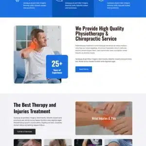 Free orthopaedic WordPress theme