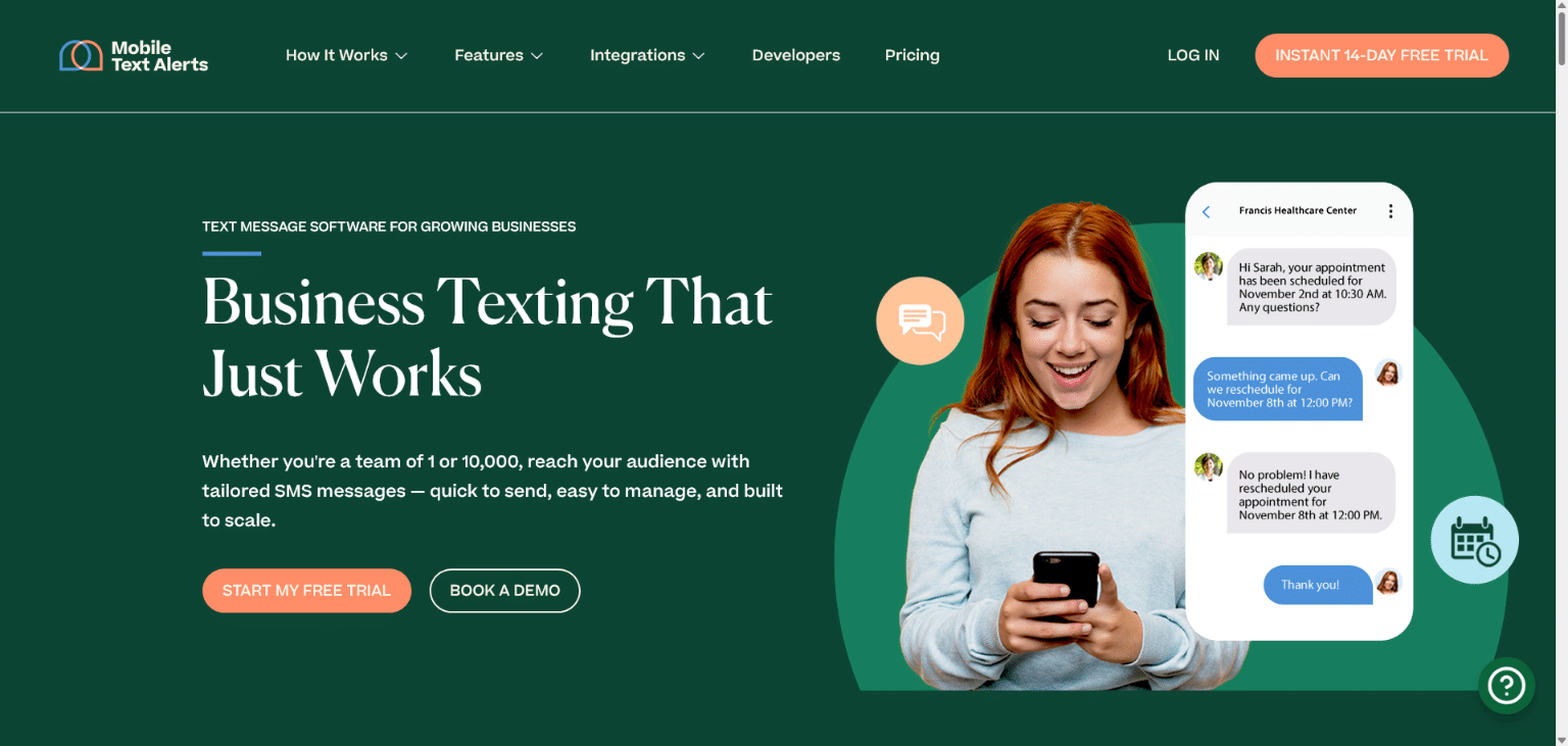 Mobile Text Alerts