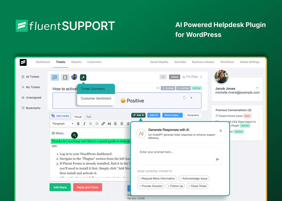 Fluent Support