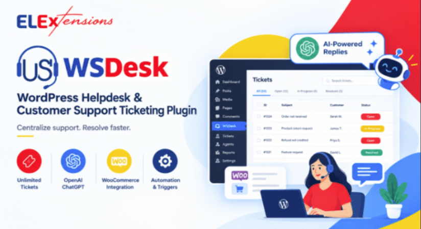 ELEX WordPress HelpDesk & Customer Support Ticketing Plugin