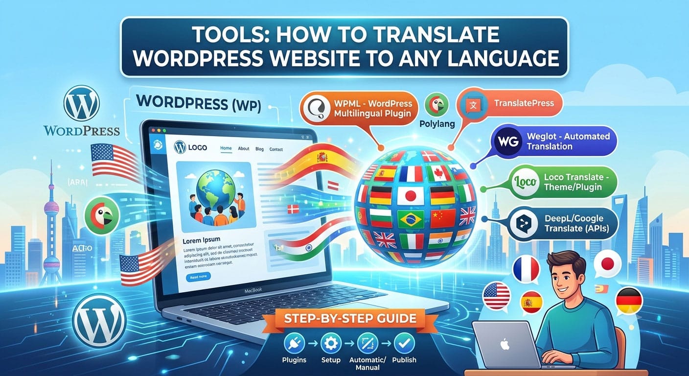 Tools How to Translate WordPress Website to Any Language