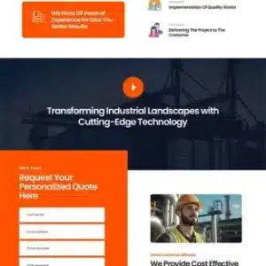 Industrial WordPress Theme