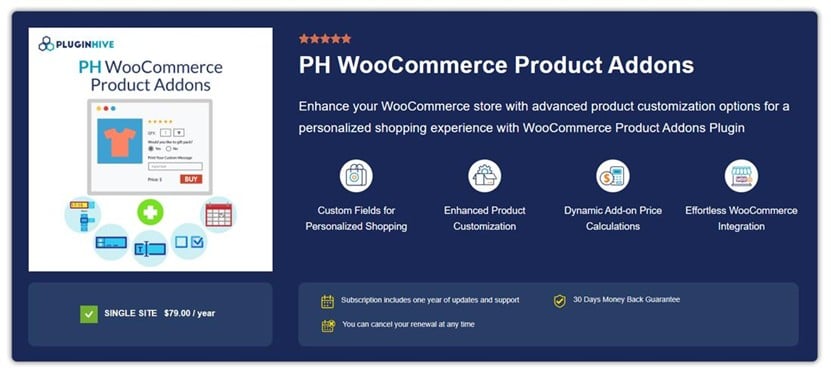 PH Product Add-ons for WooCommerce