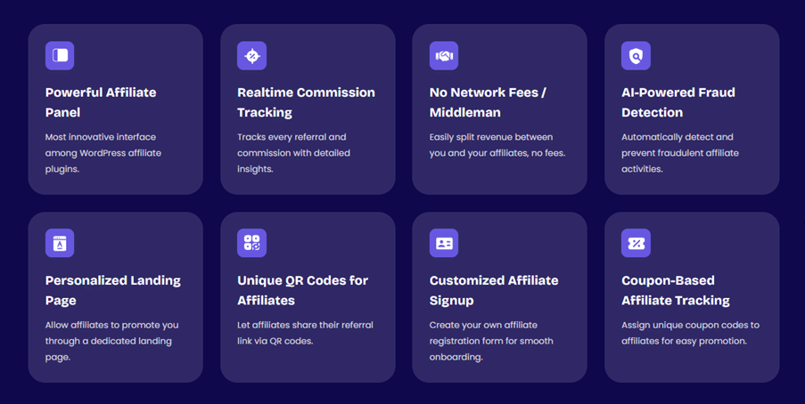 AffiliatePress Features