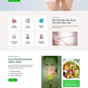 Free Dietitian WordPress Theme