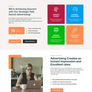 Free Advertising Agency WordPress Theme