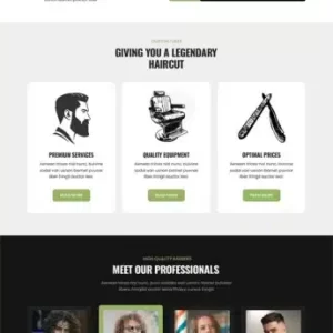 Barber Shop WordPress Theme