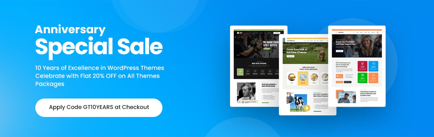 Anniversary Special Sale Banner