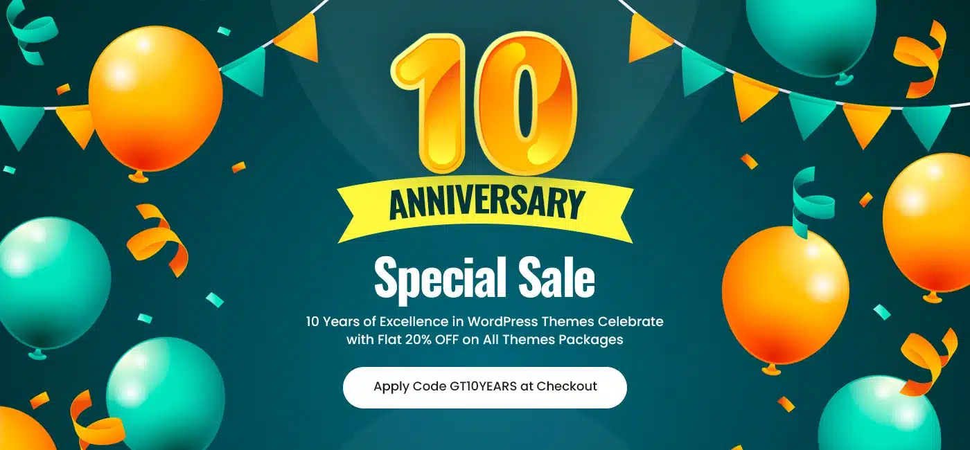 Anniversary Special Sale Banner