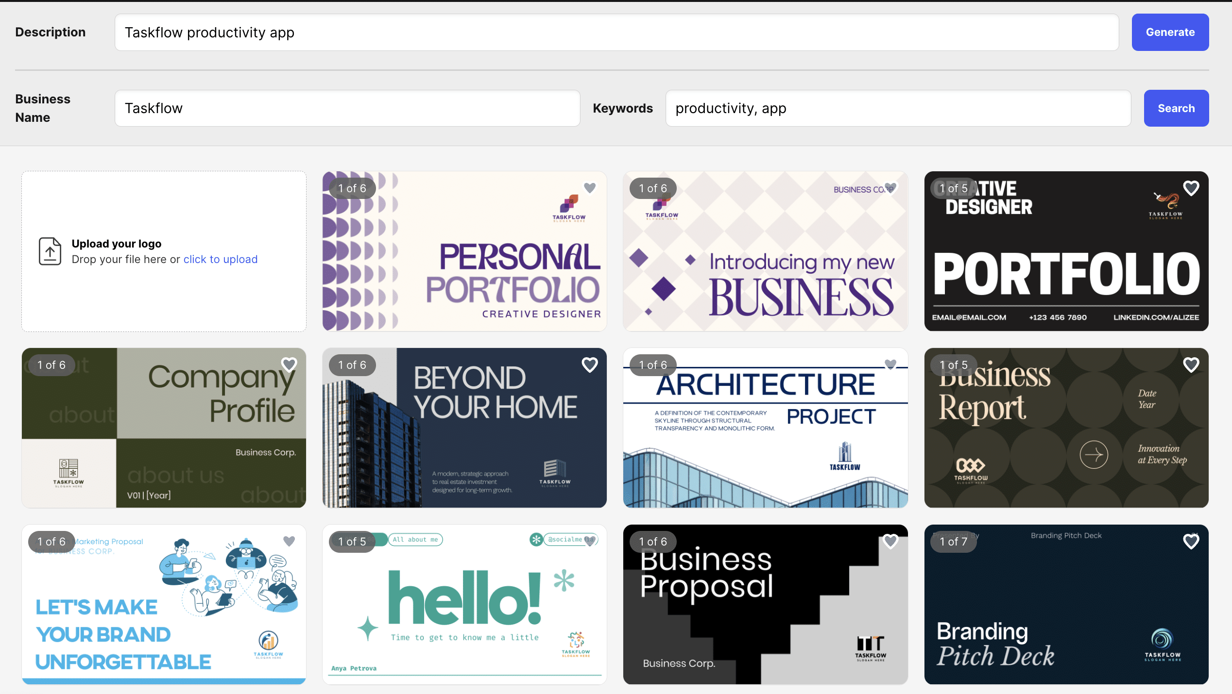 AI presentation maker