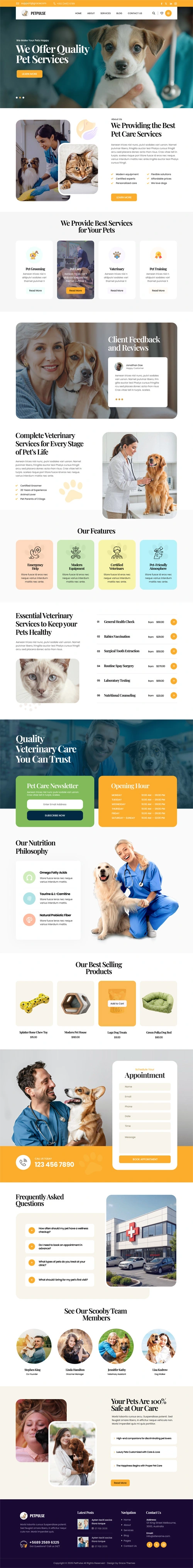 Veterinary Clinic WordPress Theme