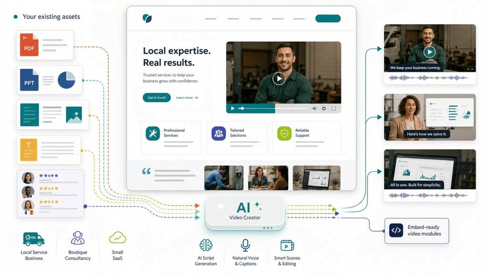Filling the Video Gap on a Small-Business Website Without a Studio