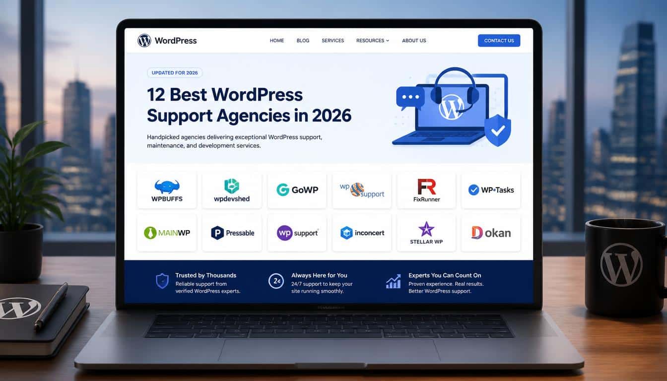 12 Best WordPress Support Agencies in 2026