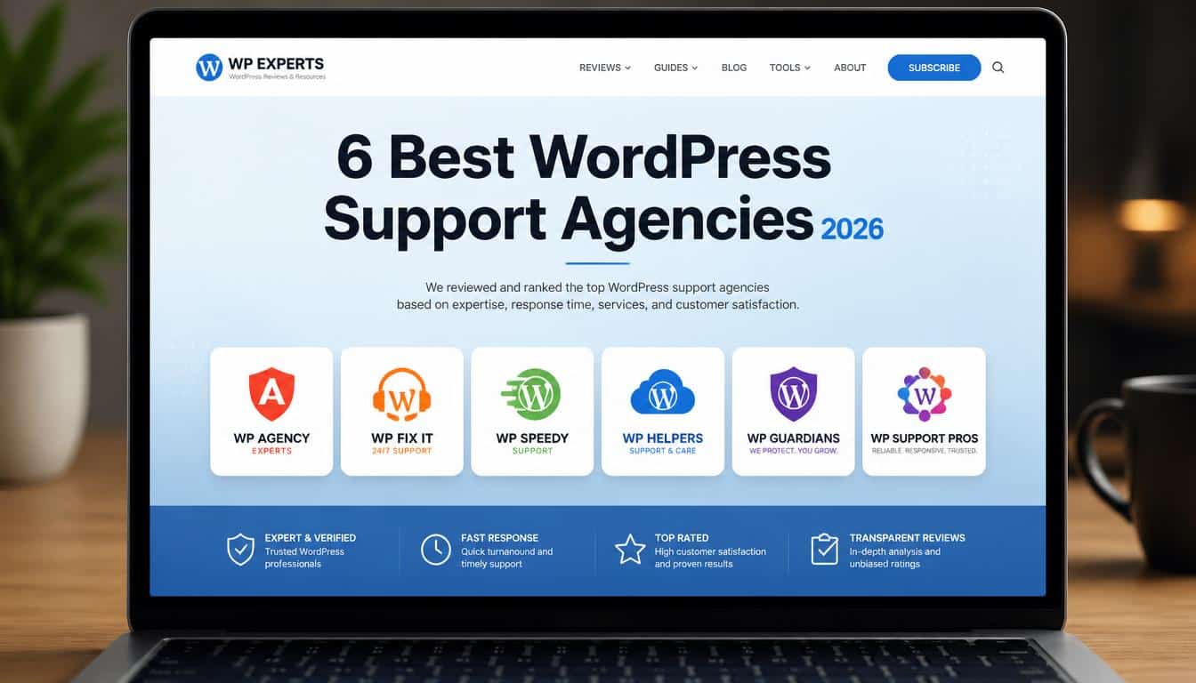 6 Best WordPress Support Agencies
