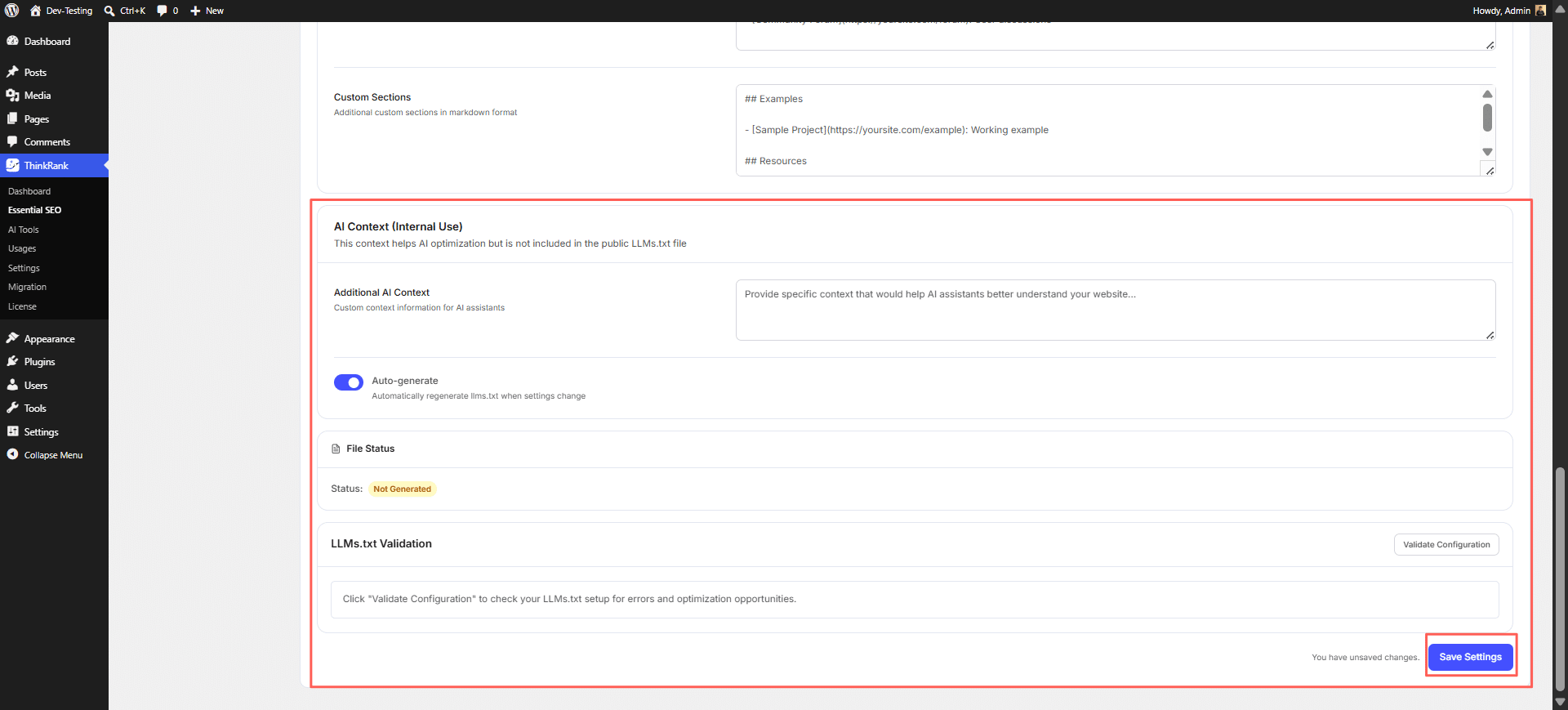 Why Use ThinkRank for LLMs.txt?