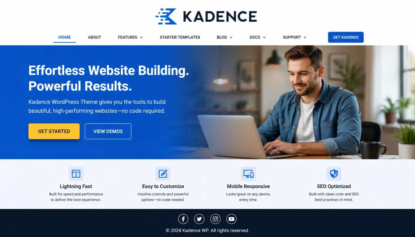 Best Free WordPress Themes for 2026: Kadence