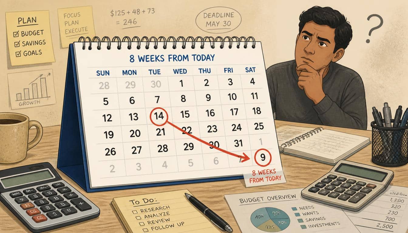 Common Mistakes When Calculating 8 Weeks From Today