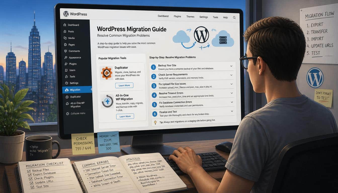 Common WordPress Migration Problems and Solutions
