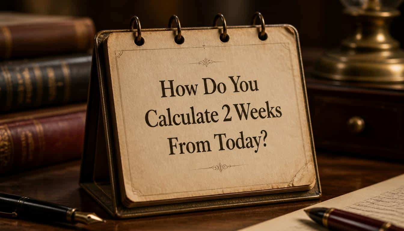 How Do You Calculate 2 Weeks From Today