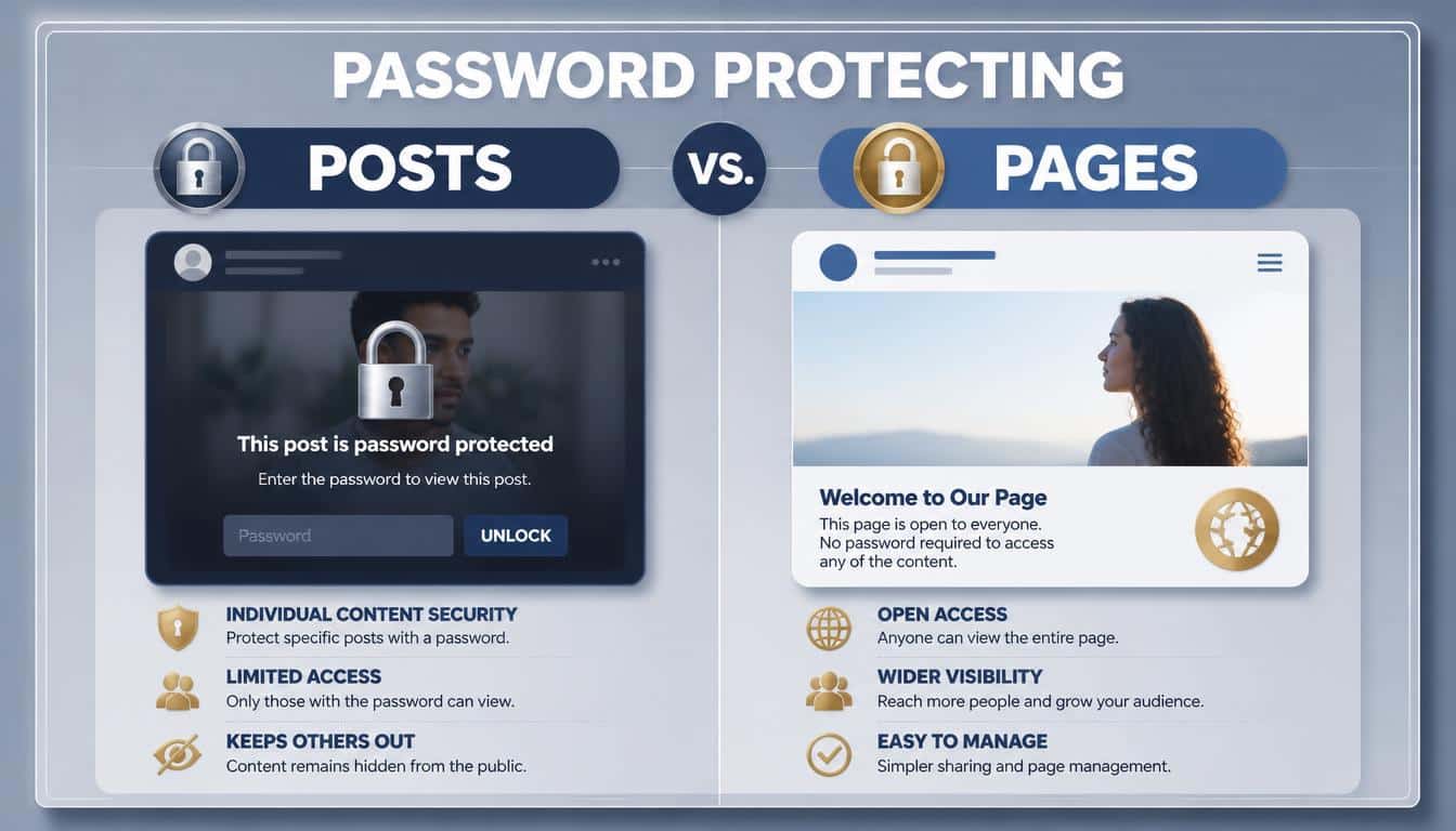 Password Protecting Posts vs. Pages