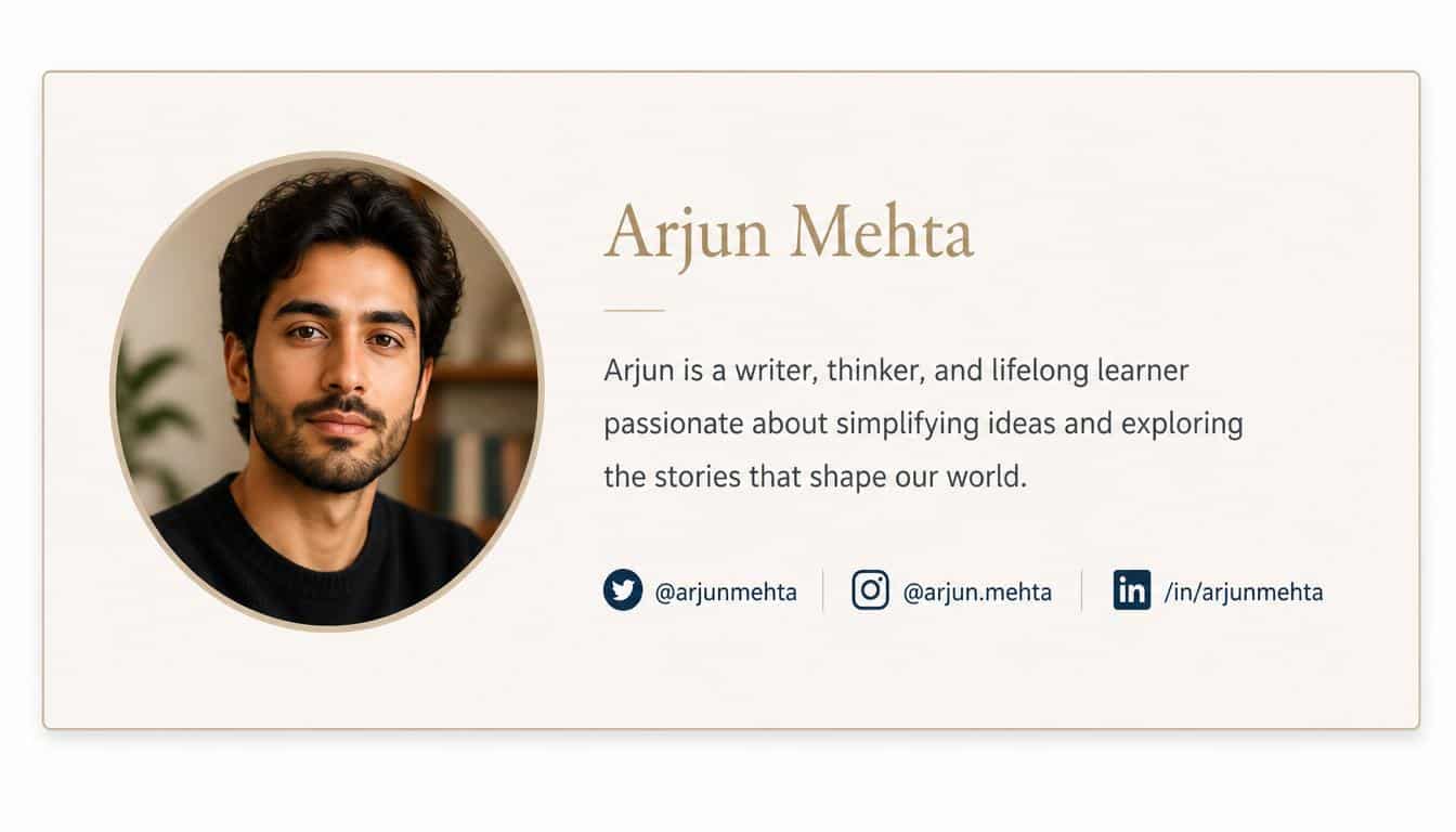 Simple Author Box Best for Author Social Profiles